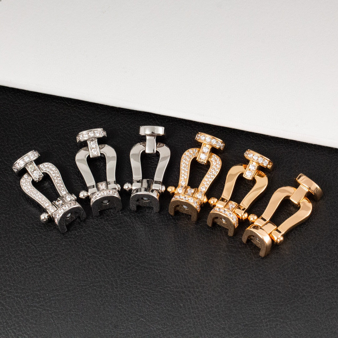 [Eterna Jewels]FORCE LARGE HORSESHOE FULL DIAMOND BRACELET GOLD
