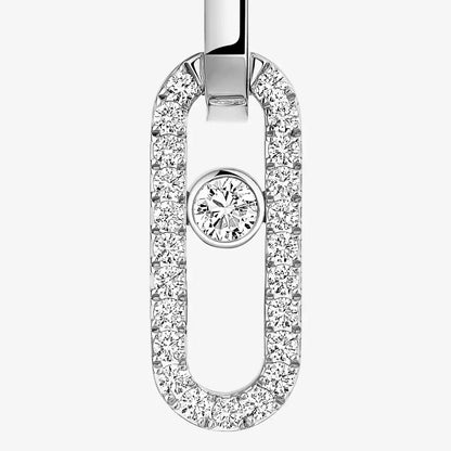 [Eterna Jewels]Move Link Diamond Earrings