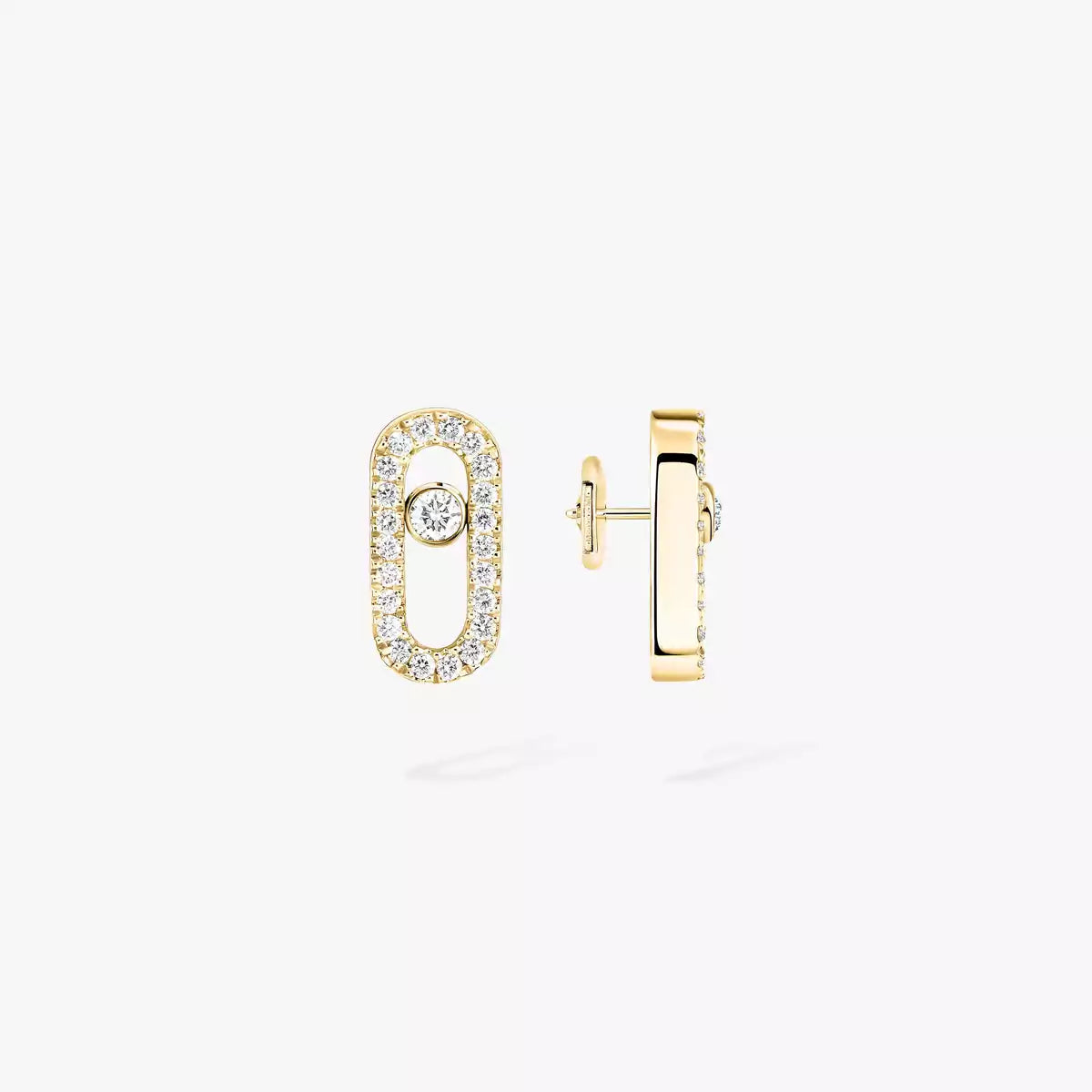 [Eterna Jewels]Move Uno Diamond Earrings