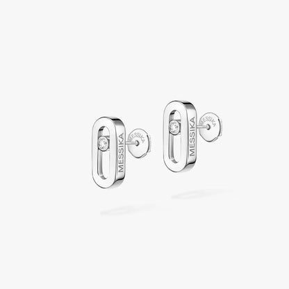[Eterna Jewels]Move Uno Diamond Stud Earrings