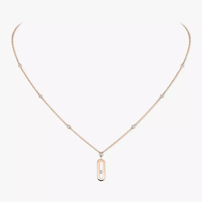 [Eterna Jewels] Move Uno Gold Diamond Long Necklace