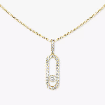 [Eterna Jewels]Move Uno Diamond Necklace in Rose Gold