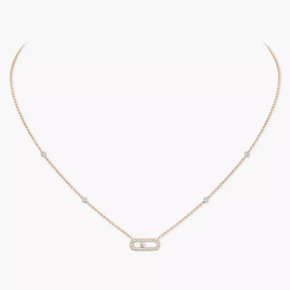 [Eterna Jewels]Diamond Necklace Move Uno