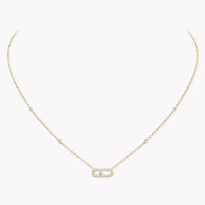 [Eterna Jewels]Diamond Necklace Move Uno