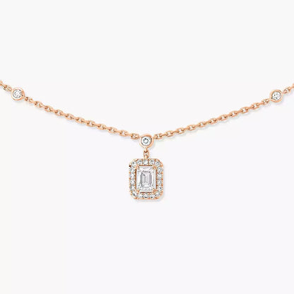 [Eterna Jewels]My Twin Diamond Necklace in Silver