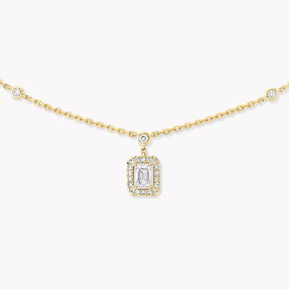 [Eterna Jewels]My Twin Diamond Necklace in Silver