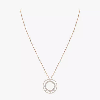 [Eterna Jewels]Move Romane Long Pave_-Set Diamond Necklace