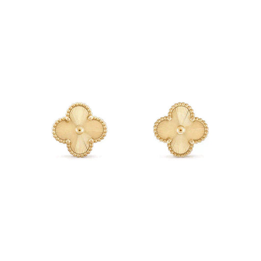 [Eterna Jewels]CLOVER MEDIUM 1 MOTIFS LASER EARRINGS